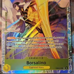 Bandai One Piece Card Game Borsalino EB04-058 Egghead SR Alt Art Foil - Image 5