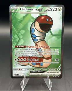 Pokemon TCG SV: Full Art Ultra Rare 4-Card Lot - Orthworm Mamoswine Meloetta + - Image 4