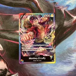 Monkey.D.Luffy Rainbow Leader- 3rd Anniversary Tournament Card (3 Brothers Pack) - Image 1