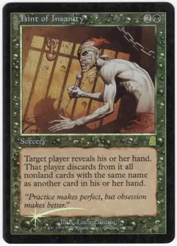 Hint of Insanity 2001 Odyssey FOIL Black Rare Sorcery MTG NM AZ1 - Image 1