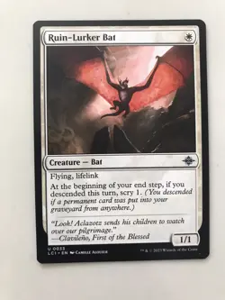Ruin-Lurker Bat MTG Magic the Gathering Card NM Near Mint Lost Caverns LCI - Image 1