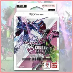 GUNDAM CARD GAME: Starter Deck SEED Strike ST04 *IN STOCK English Ver - Image 1
