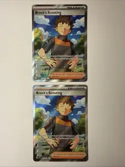 Brock’s Scouting 179/159 Ultra Rare 2025 Pokemon Journey Together Full Art Card - Image 2