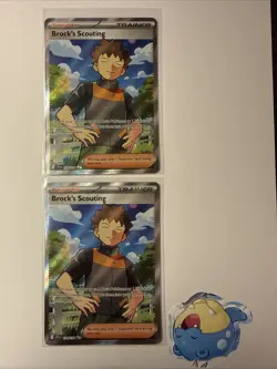 Brock’s Scouting 179/159 Ultra Rare 2025 Pokemon Journey Together Full Art Card - Image 5