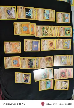 Vintage Pokemon Fighting Lot 30 Cards Commons - Image 1