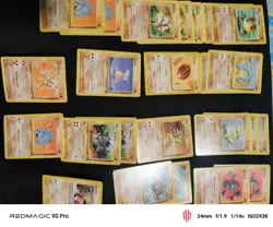 Vintage Pokemon Fighting Lot 30 Cards Commons - Image 3