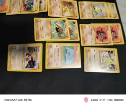 Vintage Pokemon Fighting Lot 30 Cards Commons - Image 4