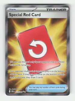 Special Red Card - 113/086 ME04: Chaos Rising (CRI) 113/086 Holofoil Ultra Ra... - Image 1