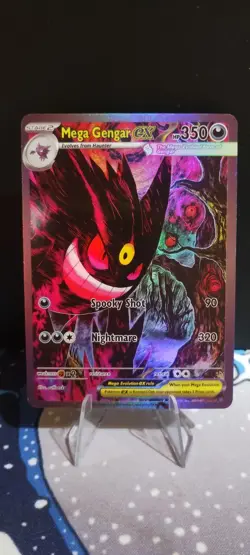DIY Custom Fan Art Mega Gengar EX Card English - Image 1