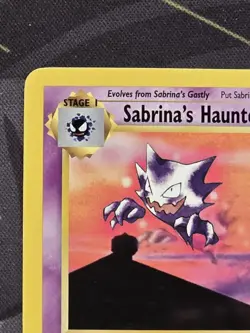 Sabrina’s Haunter 55/132 1st Edition Gym Challenge Pokemon Card Excellent NM! - Image 3