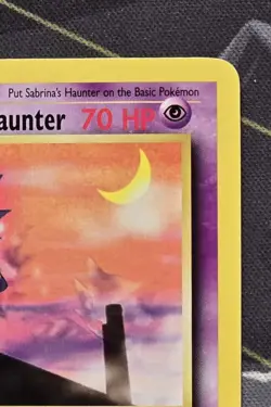 Sabrina’s Haunter 55/132 1st Edition Gym Challenge Pokemon Card Excellent NM! - Image 4