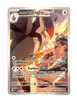 Larry's Staraptor 249/217 Ascended Heroes Illustration Rare Pokemon TCG Card NM - Image 1