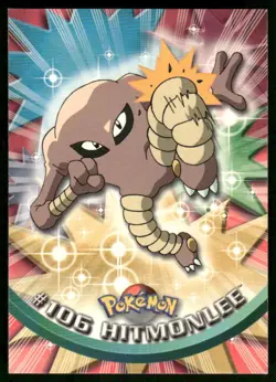 Pokemon Cards Hitmonlee #106 Topps Trading Cards Series 2 NM *5 - Image 1