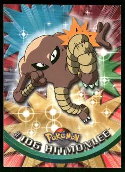 Pokemon Cards Hitmonlee #106 Topps Trading Cards Series 2 LP *4 - Image 1