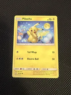 Pikachu 56/236 Sm-Unified Minds Regular Raw English Pokemon Card - Image 1