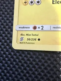 Pikachu 56/236 Sm-Unified Minds Regular Raw English Pokemon Card - Image 2