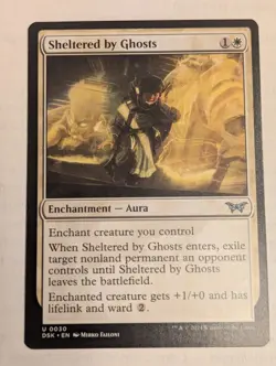 Sheltered by Ghosts - MTG - Duskmourn: House of Horror, Regular - Image 1