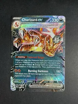 Charizard ex 196 Sv: Scarlet & Violet Promo Cards Holo NM - Image 1