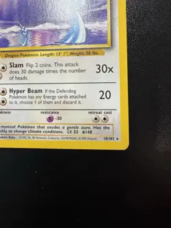 Pokemon TCG Dragonair Base Set 18/102 Regular Rare Card LP - Image 5