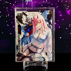 Zero Two 002 Waifu Trading Card GR-08 Premium Anime Femme Gundam Crossover RX-93 - Image 1