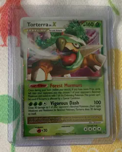 AUTHENTIC 2007 Pokemon Card Torterra LV.X (Diamond & Pearl Black Star Promo 09) - Image 3