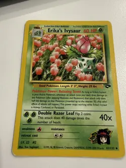 Vintage Damaged Pokemon Cards - including a base set Charizard - Image 5