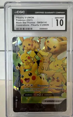 Pikachu V-Union SWSH141 SWSH: Sword & Shield Promo Cards Holo - Image 1