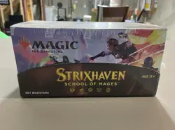 Magic the Gathering: Strixhaven School of Mages Set Booster Box - Image 1