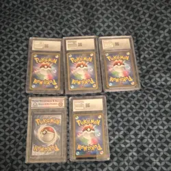Pokemon TCG VSTAR Universe CGC Graded 5-Card Holo Lot Japanese - Zamazenta V - Image 2