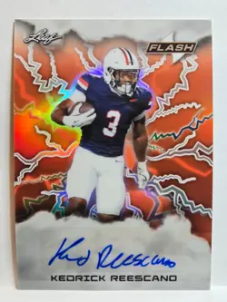 KEDRICK REESCANO 2025 Leaf Flash AUTOGRAPH #'d 1/1 ARIZONA WILDCATS - Image 1