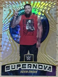 2022 Panini Revolution WWE Kevin Owens Supernova Insert Card!! - Image 1