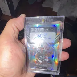 Panini 2022 Prizm Sensational Signatures Miles Sanders Auto #SS-MSA 58/149 - Image 2