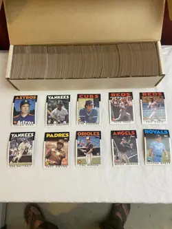1986 Topps Baseball Complete Set (792) cards. Nolan Ryan, Tony Gwyn, Eric Davis - Image 1
