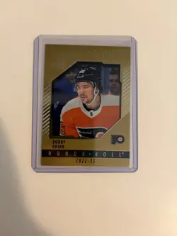 2022-23 Upper Deck Series 2 Honor Roll Bobby Brink #HR76 Gold Variant /25 - Image 1