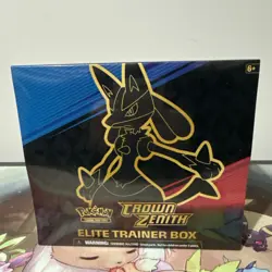 Sealed Crown Zenith Elite Trainer Box ETB - Sword & Shield - Pokemon TCG - Image 1