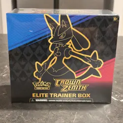 Pokemon TCG - Crown Zenith Sword & Shield - Elite Trainer Box - ETB - Sealed - Image 1