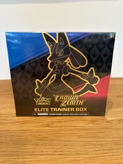 Pokemon TCG Sword & Shield Crown Zenith Elite Trainer Box ETB Factory Sealed - Image 1