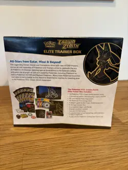 Pokemon TCG Sword & Shield Crown Zenith Elite Trainer Box ETB Factory Sealed - Image 3