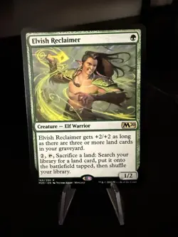 Elvish Reclaimer, #169 English Magic the Gathering MTG Core Set 2020 - Image 1