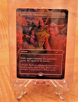 Magic the Gathering Swords to Plowshares Thanos PSA Magazine Promo Marvel Sealed - Image 1