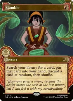 X 1 Gamble Showcase NM-M Avatar The Last Airbender Eternal-Legal 312 MTG Magic - Image 1
