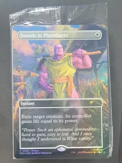 Swords to Plowshares P0001 Sealed PSA Exclusive Magazine Promo Magic the... - Image 1