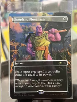 Swords to Plowshares P 0001 (Borderless) PSA Exclusive Magazine Promo MTG Sealed - Image 1