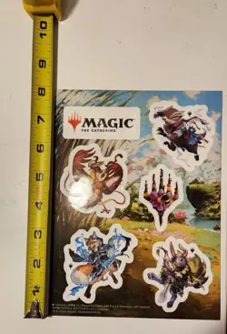 Sticker Sheet 6 Stickers Bloomburrow Promo Stickers Magic The Gathering MTG BLB - Image 2