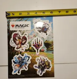 Sticker Sheet 6 Stickers Bloomburrow Promo Stickers Magic The Gathering MTG BLB - Image 3