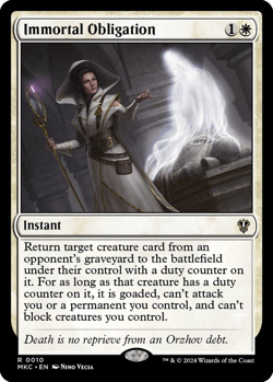 Immortal Obligation - Commander: Murders at Karlov Manor (MKC) - Image 1