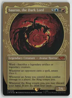 Sauron, the Dark Lord (Showcase) LP Foil 329 Lord of the Rings MTG - Image 1