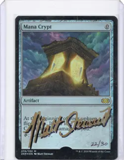 Mana Crypt Foil Signed Artist Proof MTG Rare - Image 1