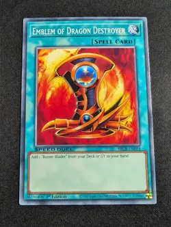 Yugioh - Emblem of Dragon Destroyer SBCB-EN014 1st Edition Common NM - Image 1