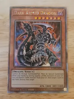 Yu-Gi-Oh! TCG - Dark Armed Dragon (BLMR-EN054) - Quarter Century Secret Rare - Image 1